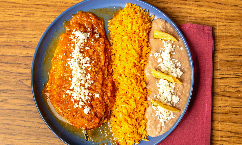 Order Chiles Rellenos food online from Mr Jalapeno Restaurant store, Pittsburg on bringmethat.com
