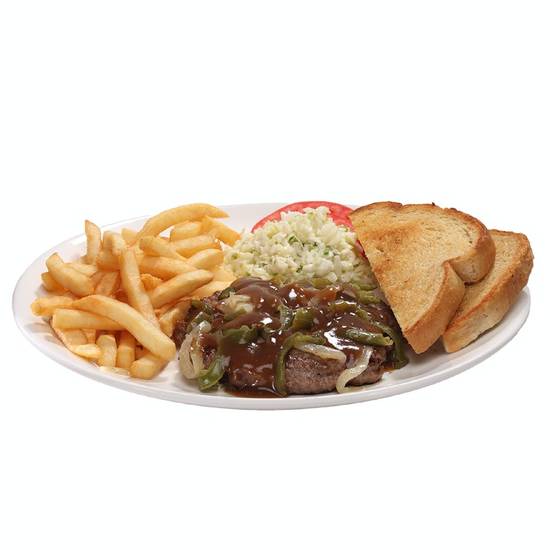 Order Chopped Steak Platter food online from Hwy 55 Burgers Shakes & Fries store, Conover on bringmethat.com