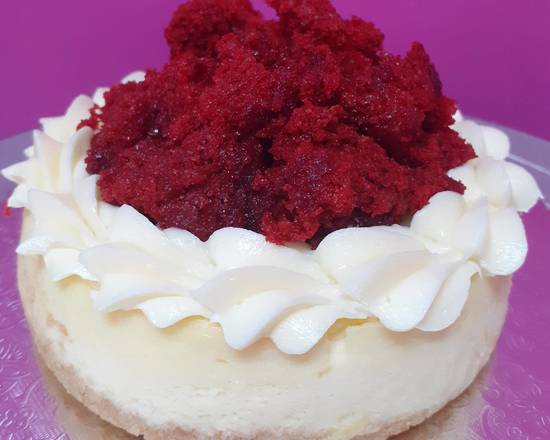 Order Cheesecake Round Red Velvet food online from Sweet Timez Bakery store, Houston on bringmethat.com
