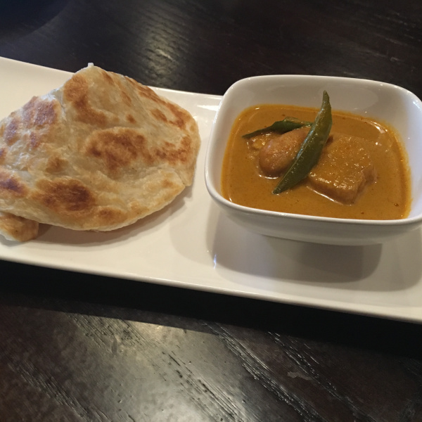 Order A1. Roti Prata with Curry Potato Chicken food online from Thai Pin store, Lawrence Township on bringmethat.com