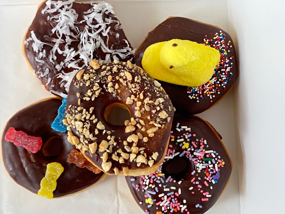 Order Decorated Donut food online from Grace Donuts store, Fort Worth on bringmethat.com