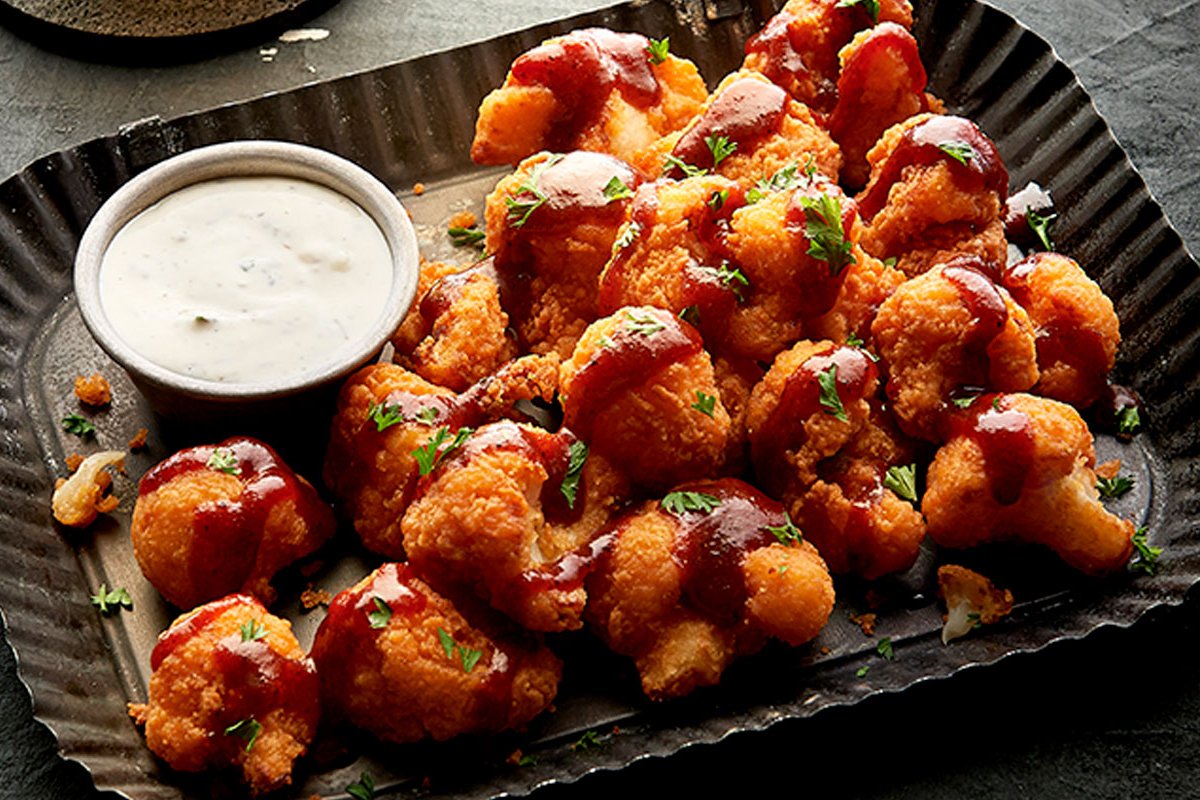 Order Nashville Hot Cauliflower food online from American Grilled Cheese Company store, Houston on bringmethat.com