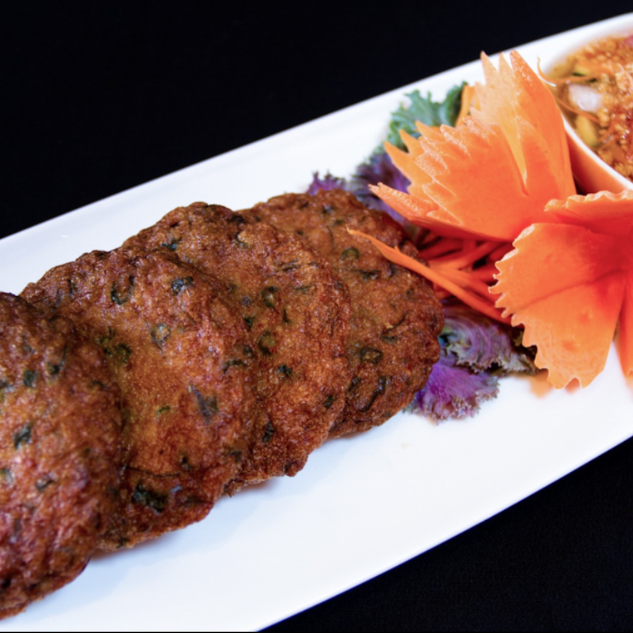 Order Thai Fish Cakes food online from Chabaa Thai Cuisine store, San Francisco on bringmethat.com