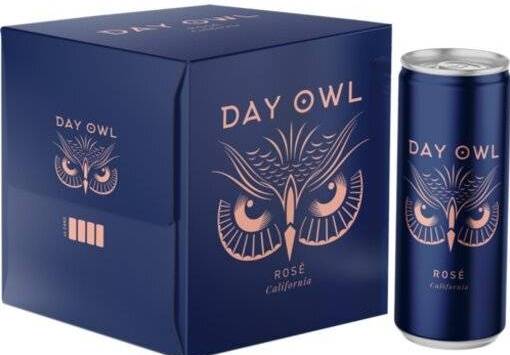 Order Day Owl Rose, 250mL wine 4 Pack (12.50% ABV) food online from Mill Basin Wine & Liquor store, Brooklyn on bringmethat.com