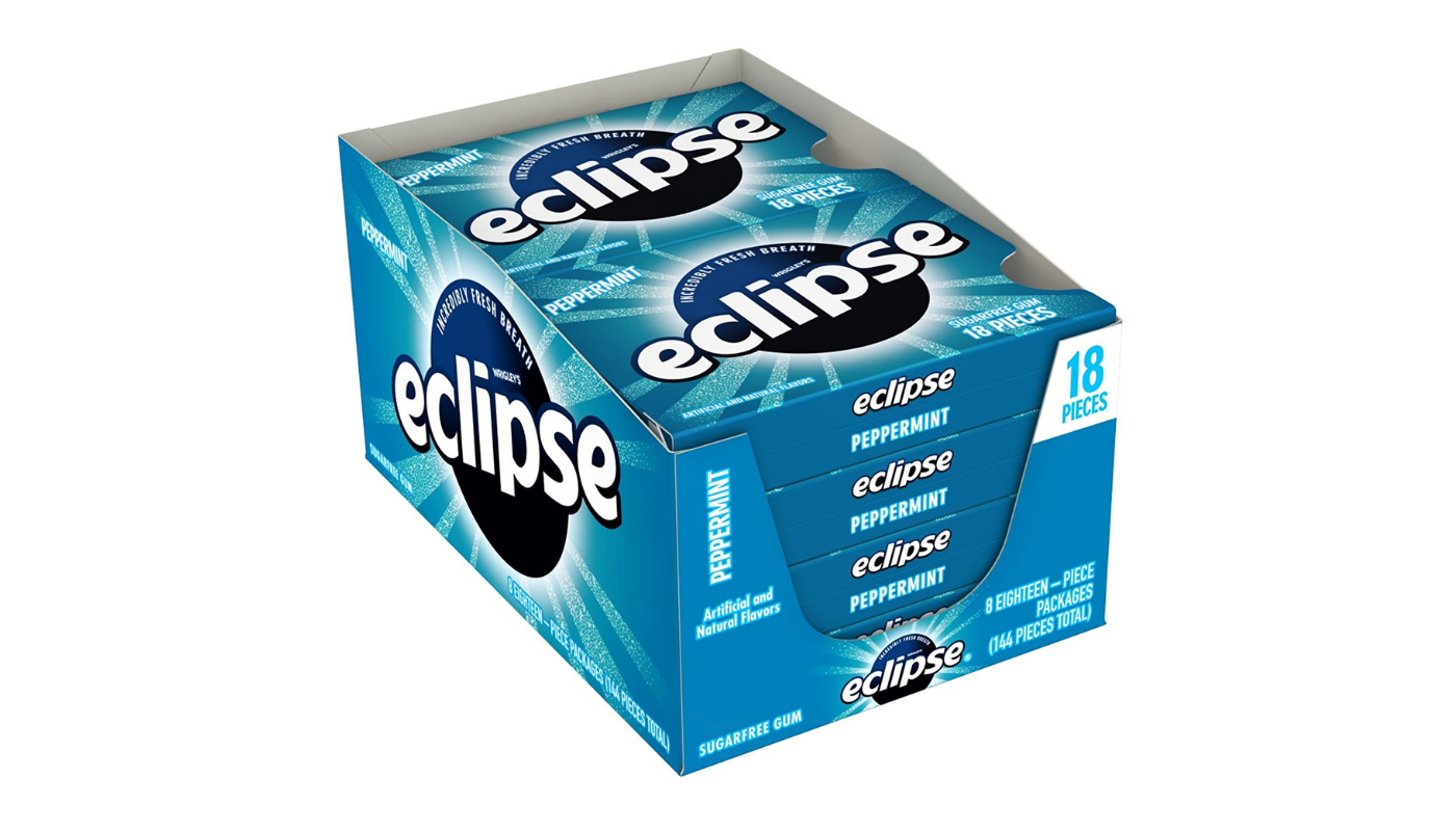 Order Eclipse Sugarfree Peppermint Gum 18 CT food online from Ross Liquor store, Sylmar on bringmethat.com