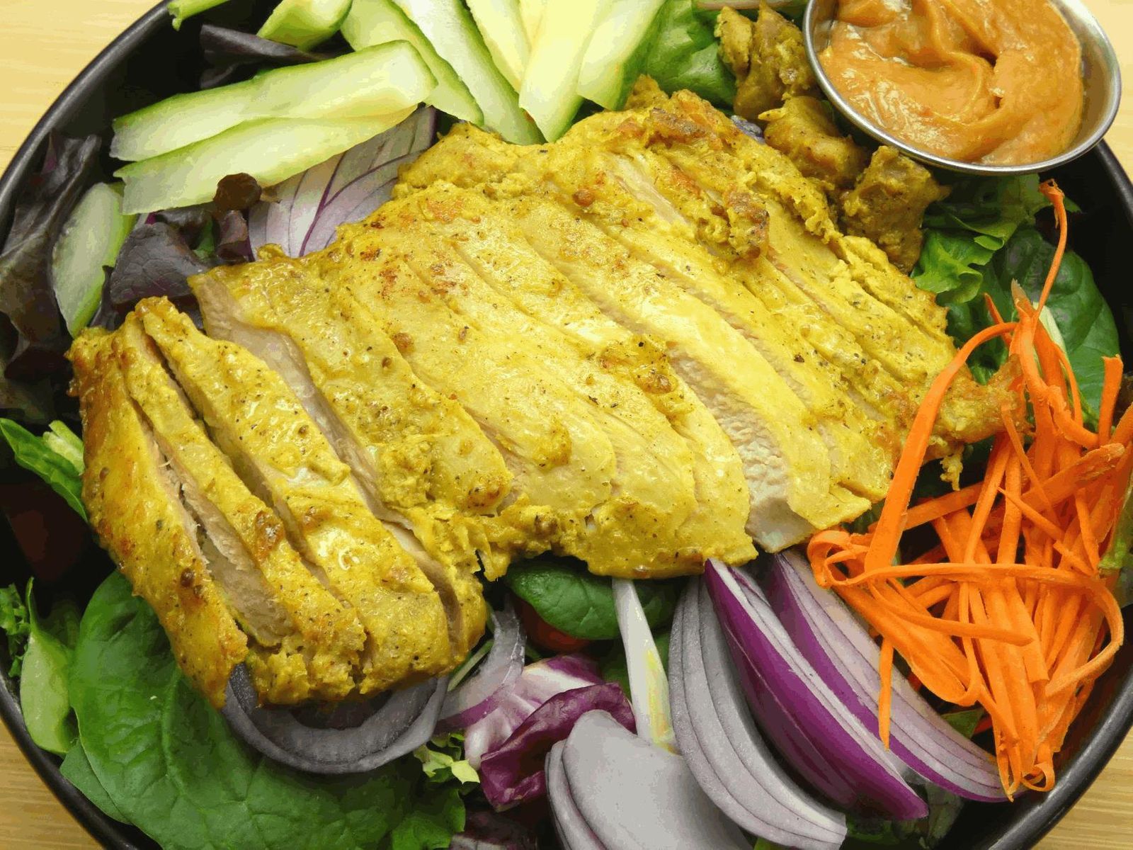Order Grilled Chicken Salad food online from Thai Food Connection store, Manchester on bringmethat.com