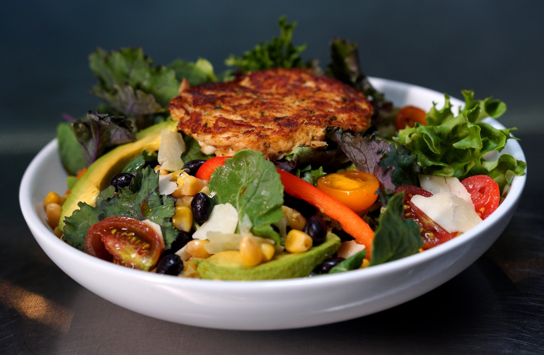 Order CRABCAKE SALAD food online from Cafe Del Sol store, Hagerstown on bringmethat.com
