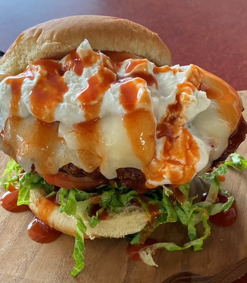 Order Big Dawg's Buffalo Chicken Sandwich food online from Twinsburg Badass Burgers And Fried Chicken store, Twinsburg on bringmethat.com
