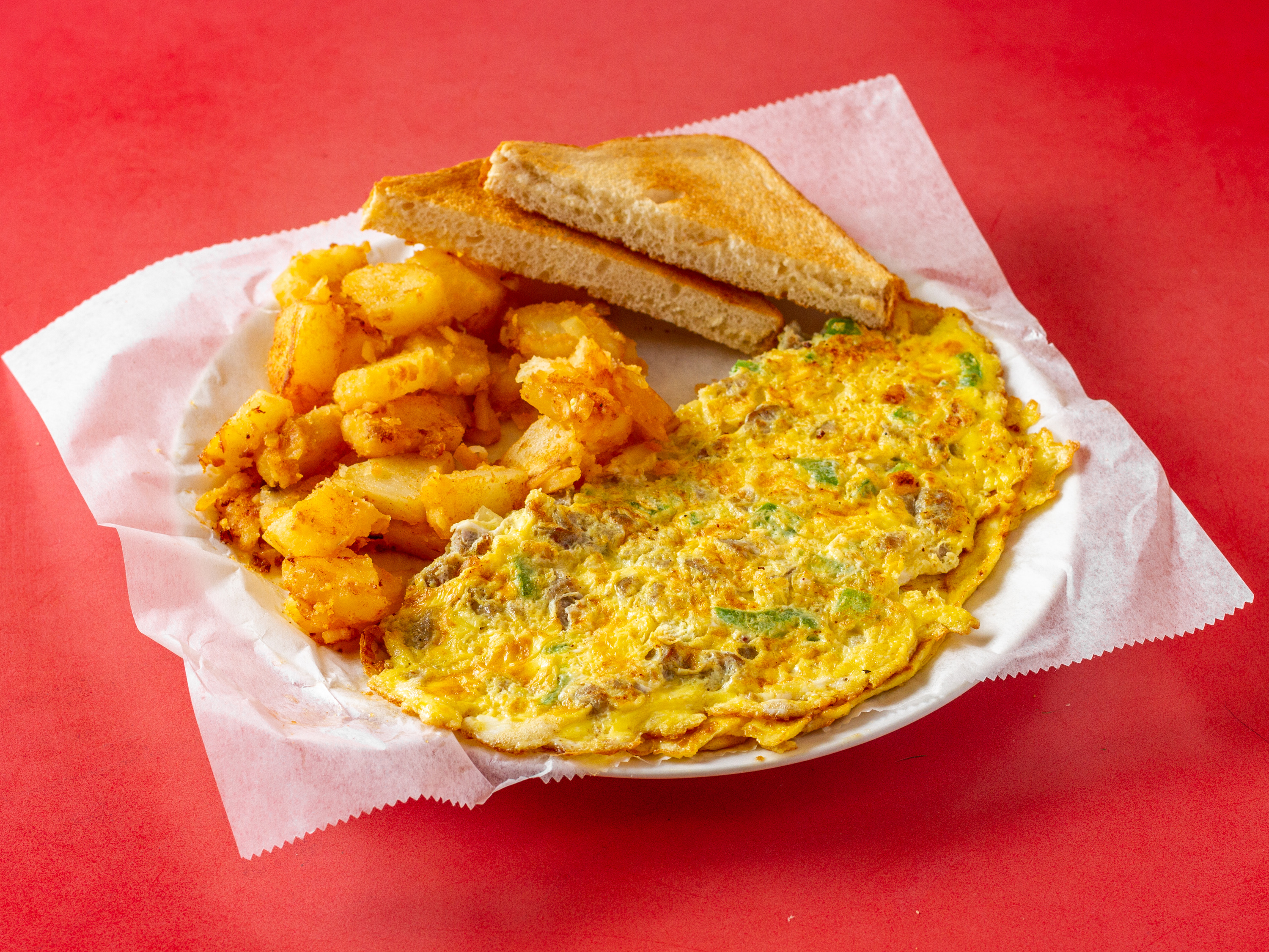 Order Italian Breakfast Omelette food online from Towson Pizzeria store, Towson on bringmethat.com