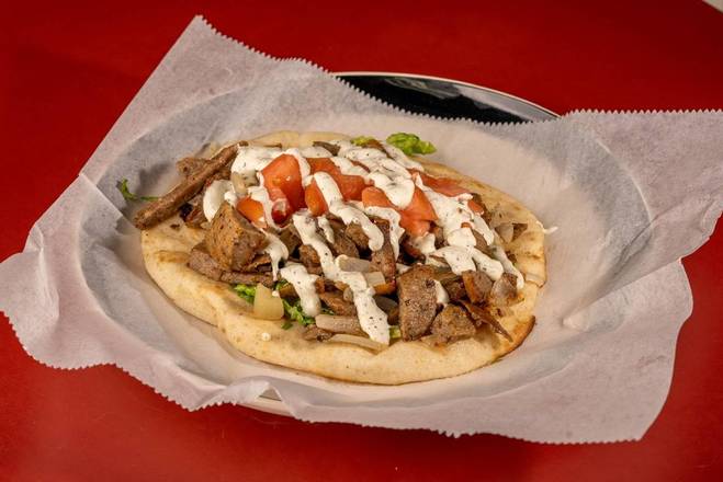 Order Lamb and Beef Gyro Wrap food online from Georgetown Pizza & Grill store, Washington on bringmethat.com
