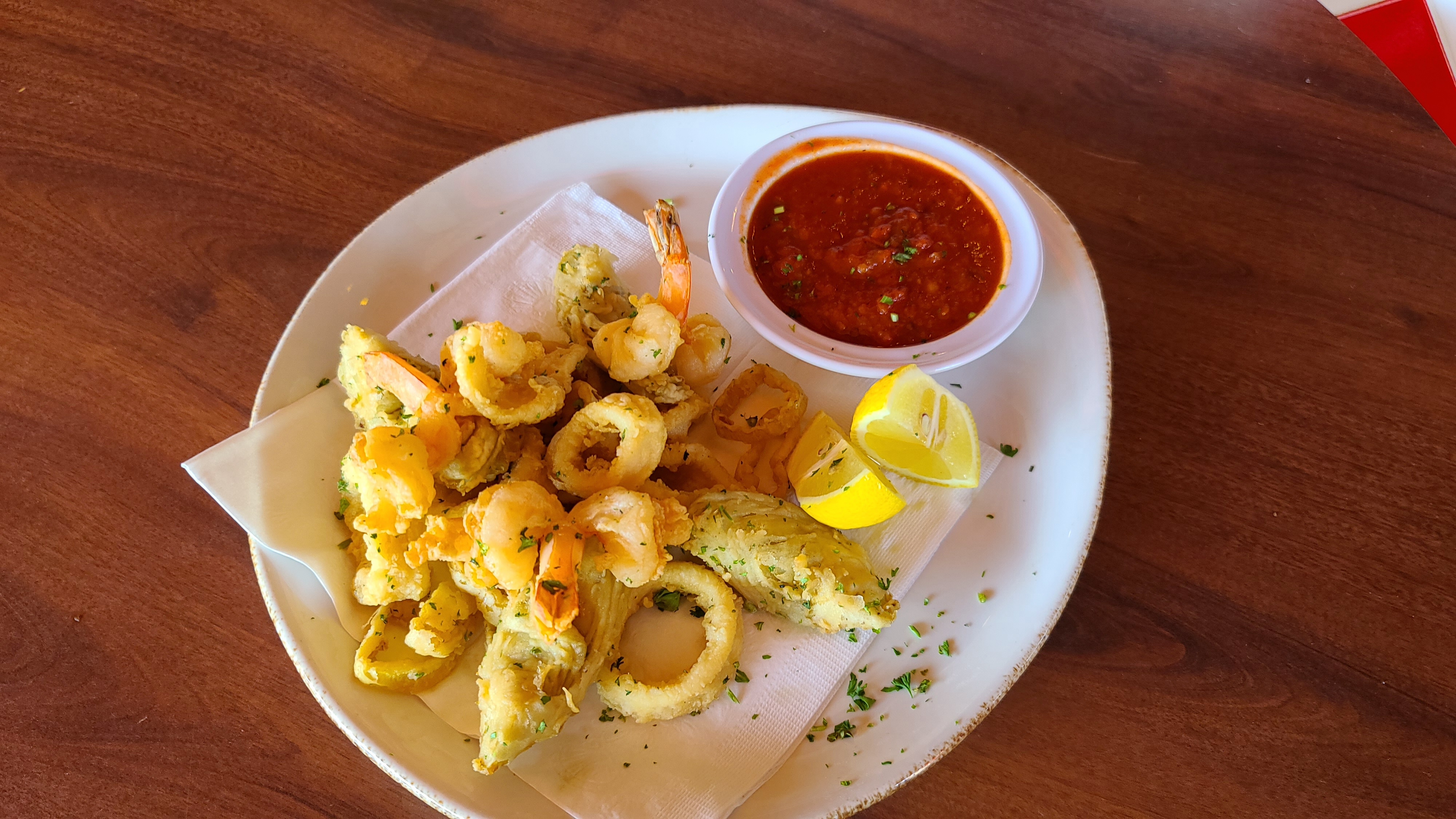 Order Fried Calamari food online from Italian Cafe store, Irving on bringmethat.com