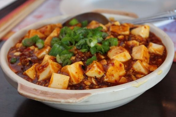 Order 45. Mapo Tofu/川式麻婆豆腐 food online from Hop Woo store, Los Angeles on bringmethat.com