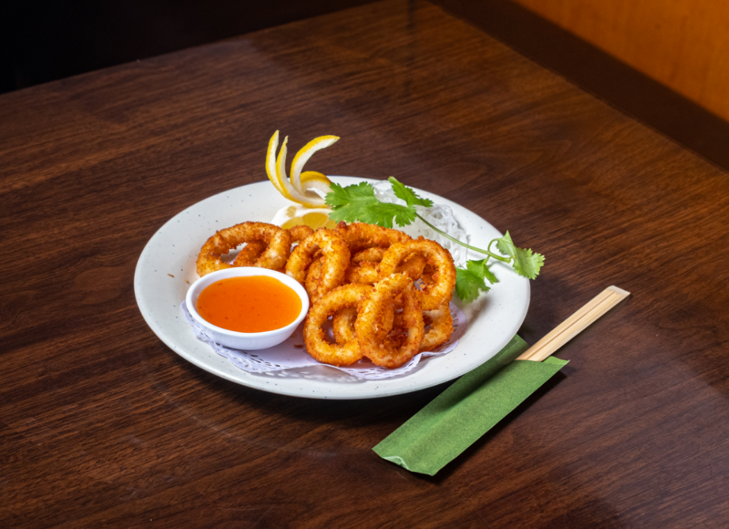 Order Crispy Calamari food online from Sushi Palace store, Princeton on bringmethat.com