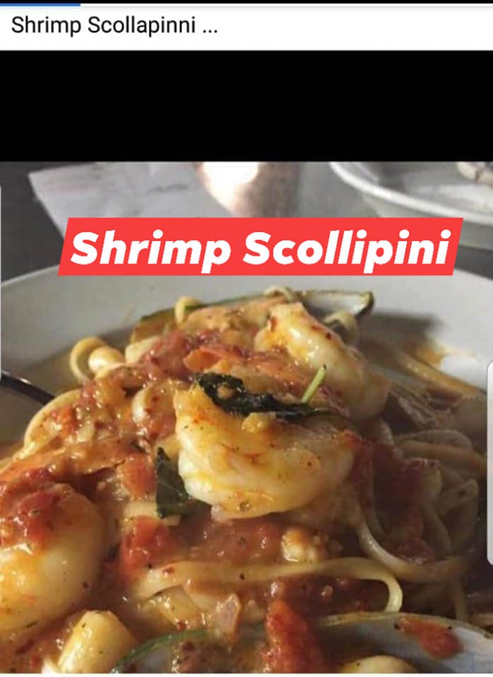 Order Shrimp Scallopini - Entree food online from Napoli Italian Restaurant store, Decatur on bringmethat.com