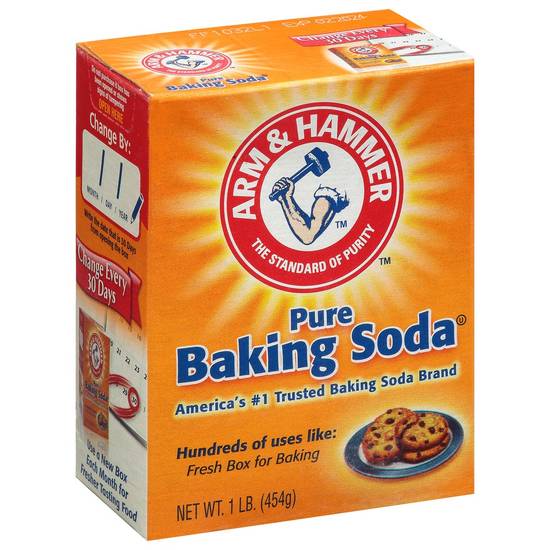 Order Arm & Hammer · Pure Baking Soda (1 lb) food online from Harveys Supermarket store, Americus on bringmethat.com