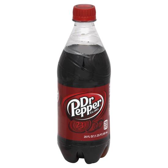 Order Dr Pepper Soda (20 oz) food online from Rite Aid store, Corona Del Mar on bringmethat.com