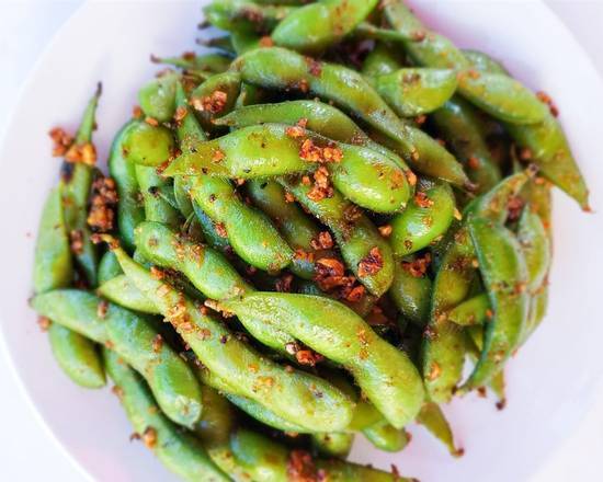 Order Butter Garlic Edamame food online from Pisces Poke &amp; Ramen store, West Hollywood on bringmethat.com
