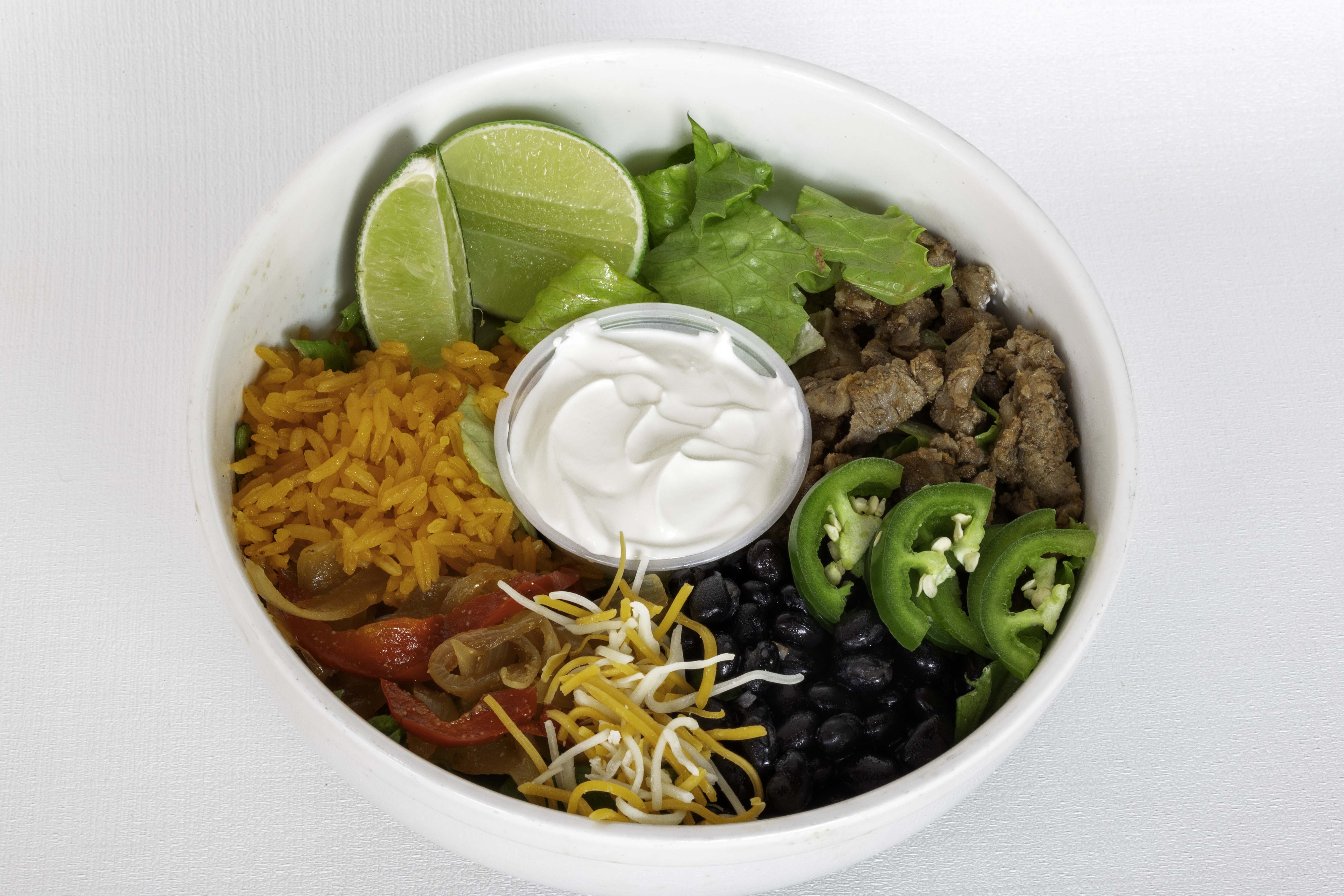 Order Build Your Own Burrito Bowl food online from Mexipho store, Glastonbury on bringmethat.com