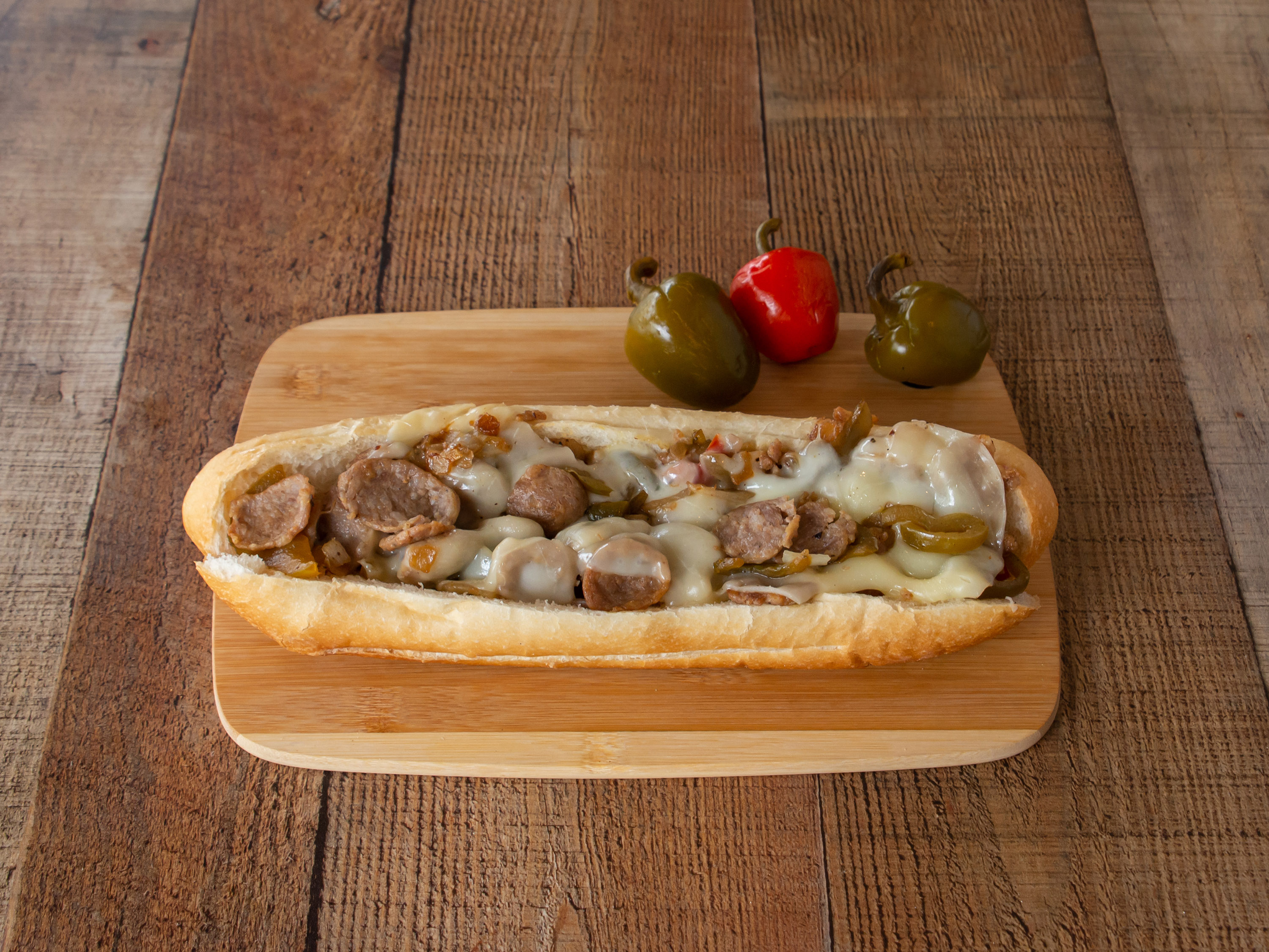Order Small Sweet Italian Sausage food online from Phil And Jim Steaks & Hoagies store, Brookhaven on bringmethat.com