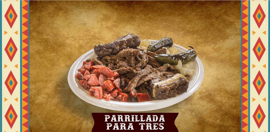 Order Parrilladas Para 3 food online from El Venado store, Laredo on bringmethat.com