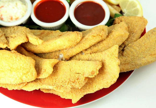 Order Fried Tilapia Dinner food online from Jj Fish & Chicken store, Forest Park on bringmethat.com