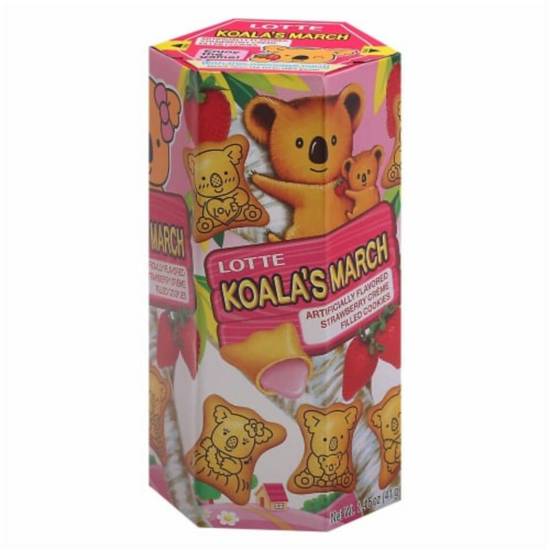 Order Lotte Koala's March Strawberry Creme food online from IV Deli Mart store, Goleta on bringmethat.com