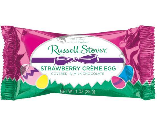 Order Russell Stover Milk Chocolate Strawberry Cream Egg - 1 oz food online from Rite Aid store, Clearfield on bringmethat.com