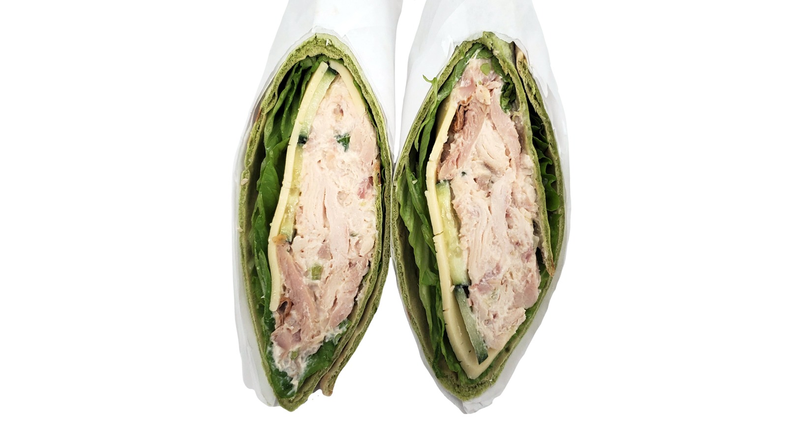 Order Rotisserie Chicken Salad Wrap, 9 oz. food online from Lucky California store, San Jose on bringmethat.com