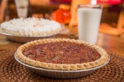Order Texas Pecan Pie food online from Spring Creek Barbeque store, Houston on bringmethat.com