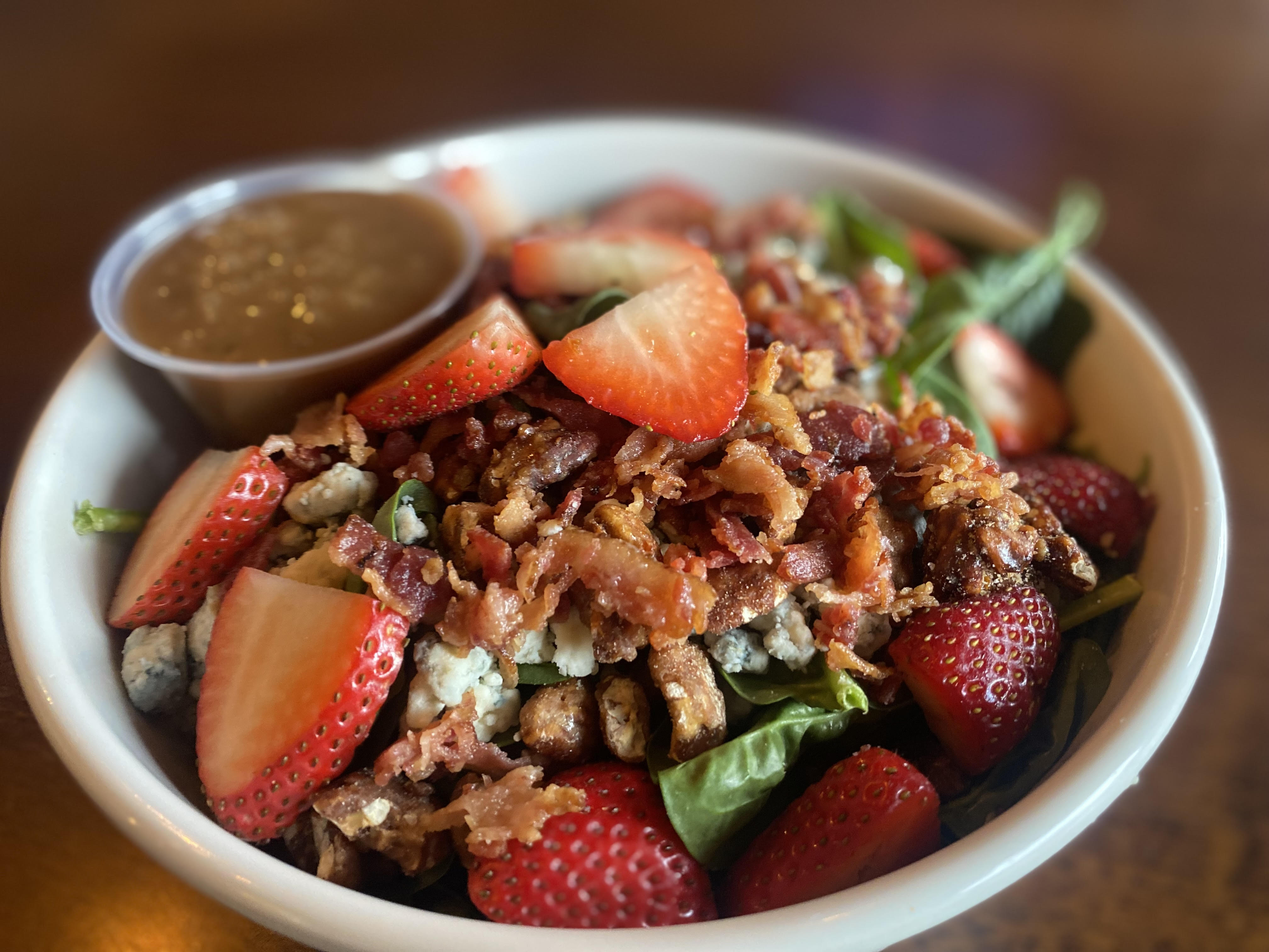 Order Strawberry Salad food online from Tc Hooligans store, Rochester on bringmethat.com