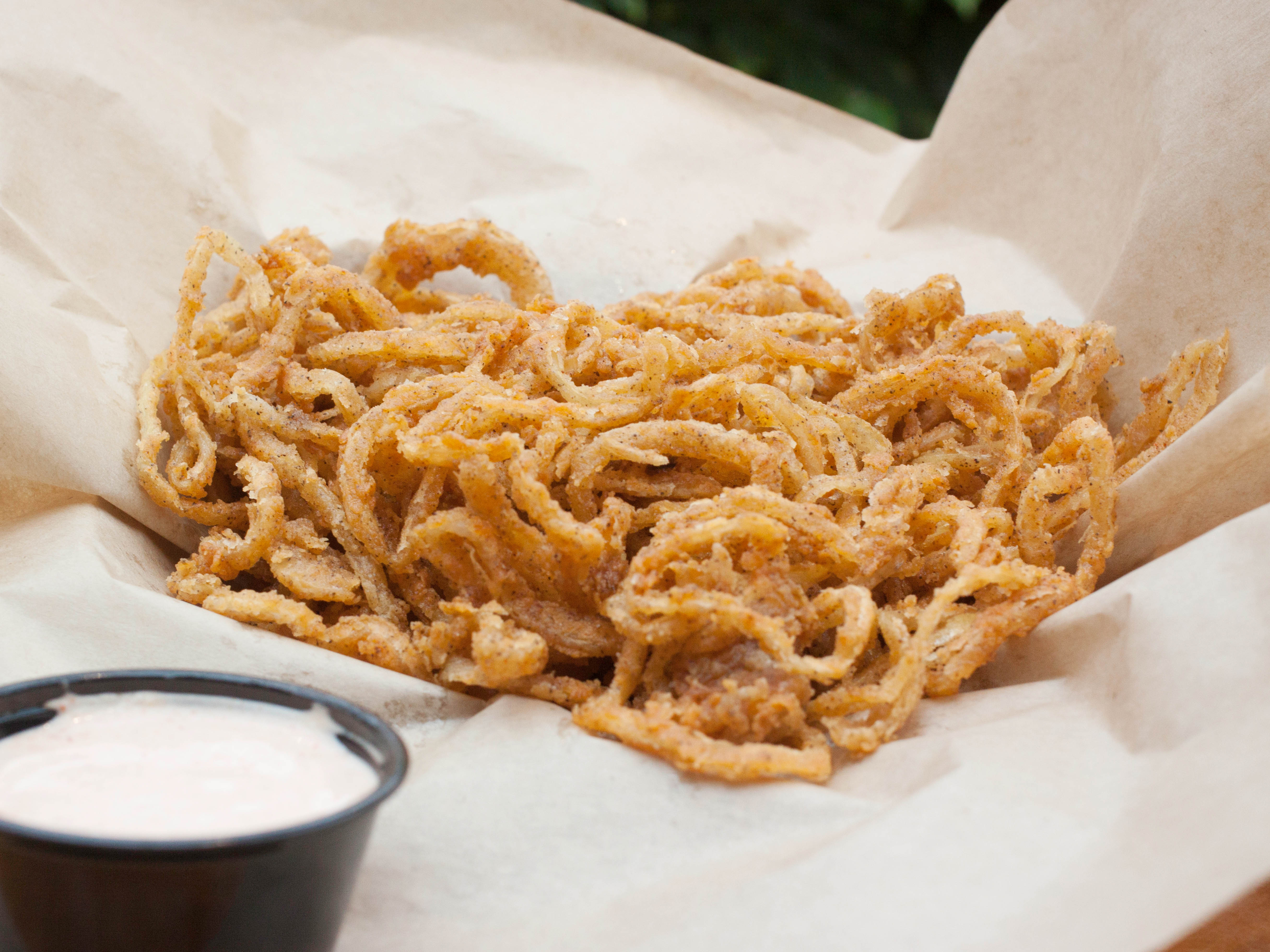 Order Onion Straws food online from Freakin' Unbelievable Burgers store, Grand Blanc on bringmethat.com