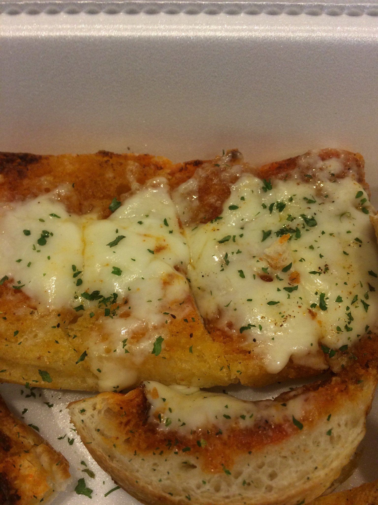 Order Garlic Bread with Cheese food online from Rosey Italian Cafe store, Penfield on bringmethat.com