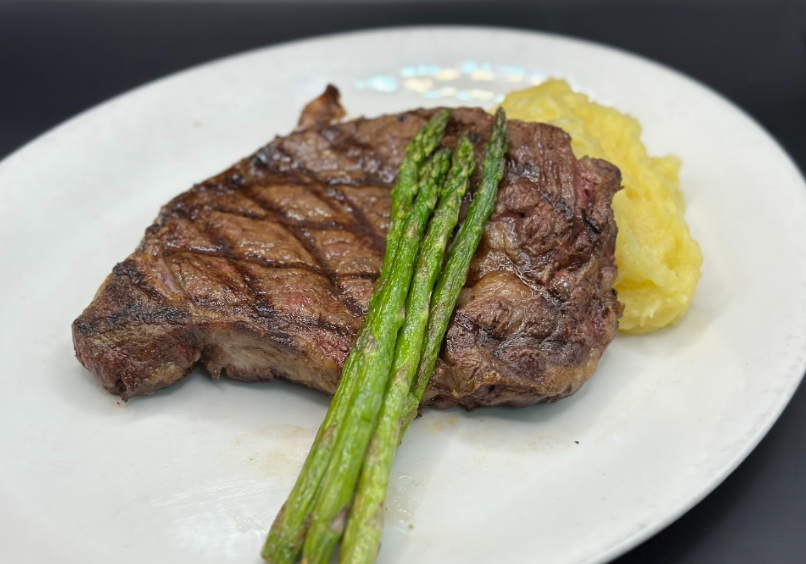 Order 16oz Aspen Farms Ribeye food online from TAPS Fish House & Brewery store, Brea on bringmethat.com