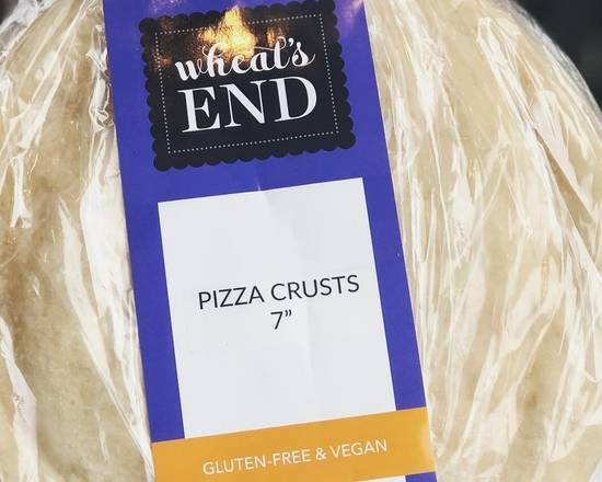 Order Frozen Pizza Crust (7") Package of 3 food online from Wheat's End Cafe store, Chicago on bringmethat.com