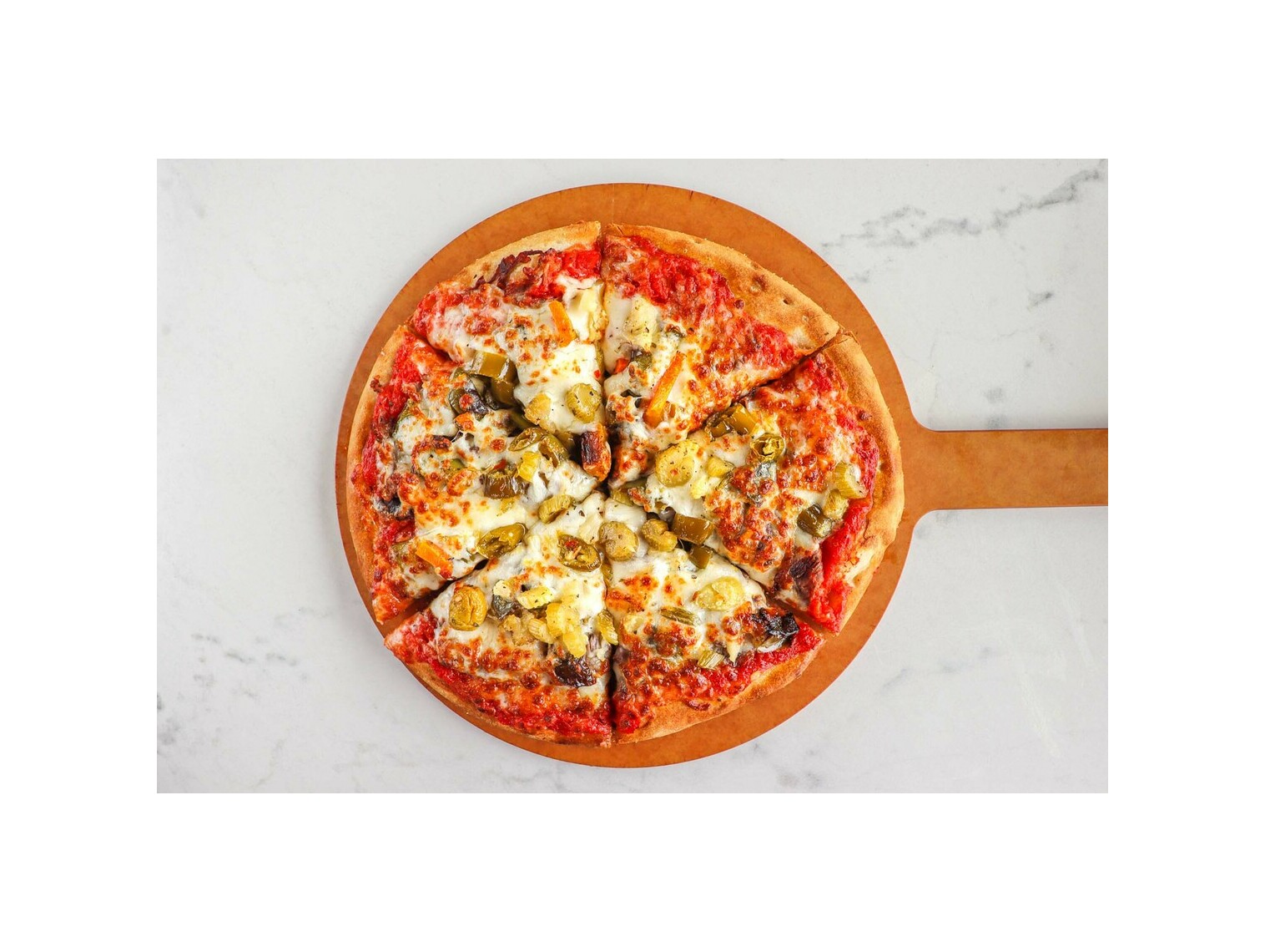 Order Beef & Giardianara Pizza food online from Buona store, Harwood Heights on bringmethat.com