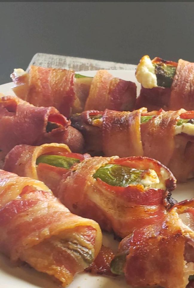 Order Bacon Wrapped Jalapenos food online from The Concho Pearl Icehouse store, San Angelo on bringmethat.com
