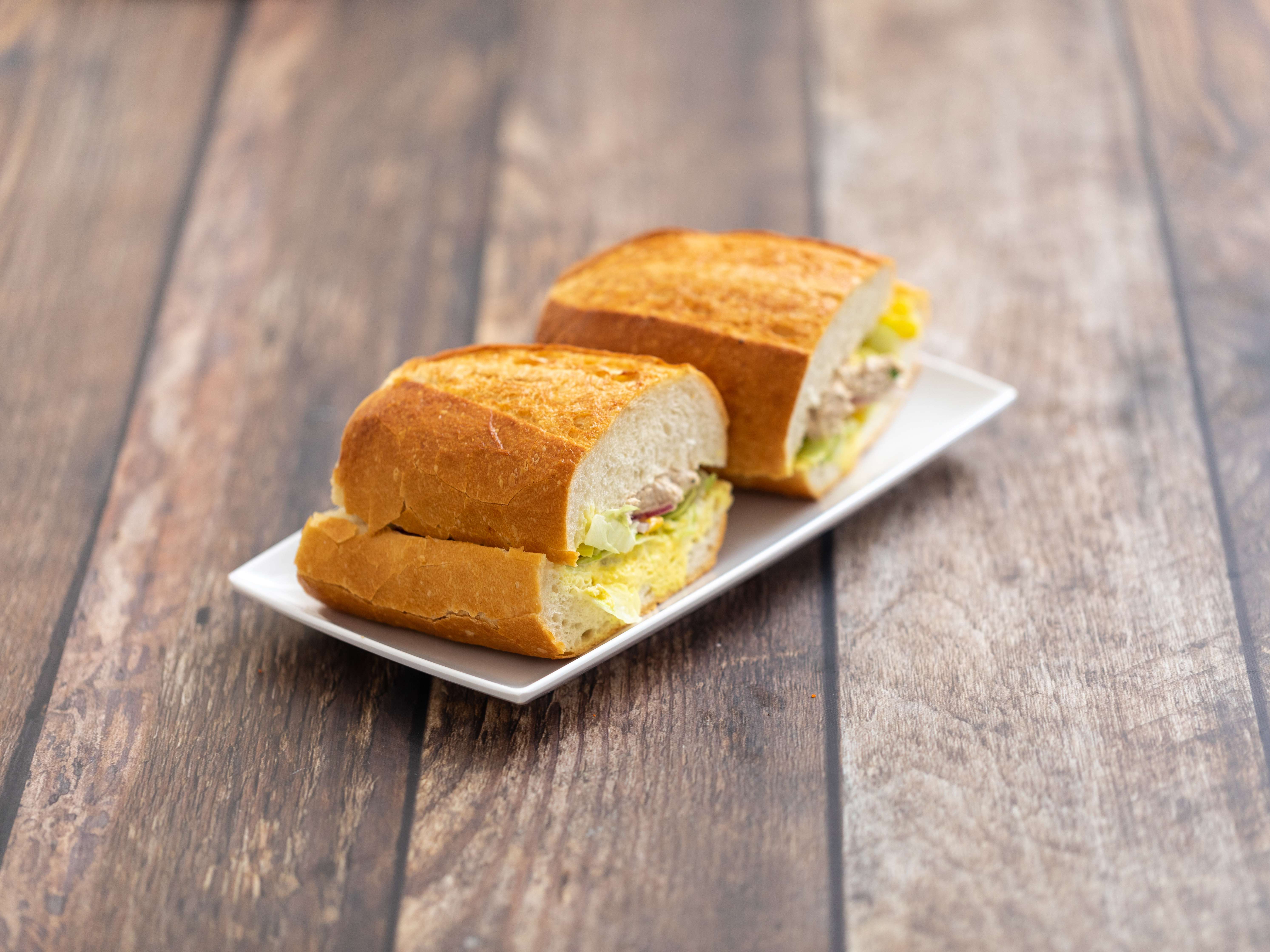 Order Tuna and Boiled Eggs Sandwich food online from Golden Ninth Deli & Market store, San Mateo on bringmethat.com