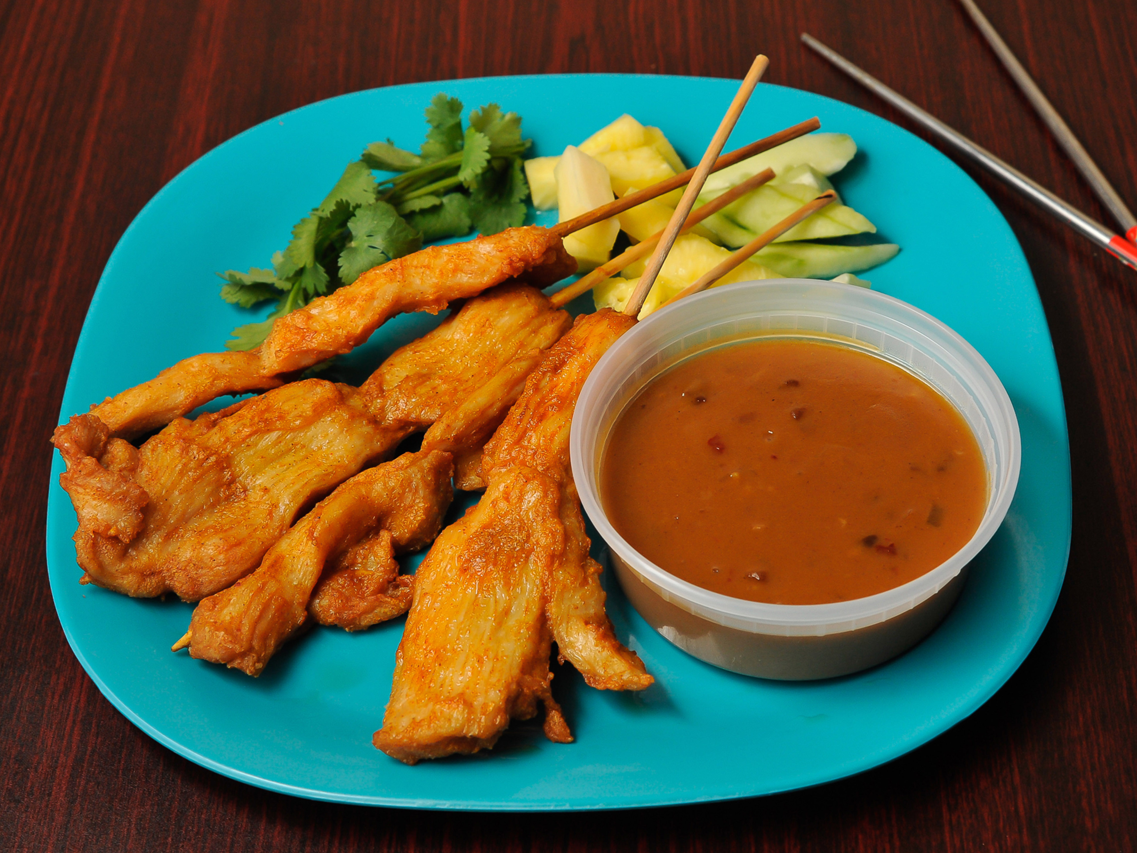 Order Thai Chicken Skewers food online from Four seasons asian cuisine store, Norcross on bringmethat.com