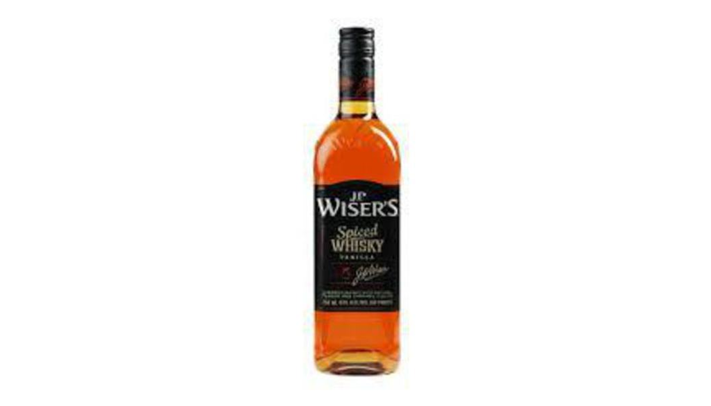 Order J.P. Wiser's Spiced Vanilla Whiskey 750mL food online from Liquor Palace store, Burbank on bringmethat.com
