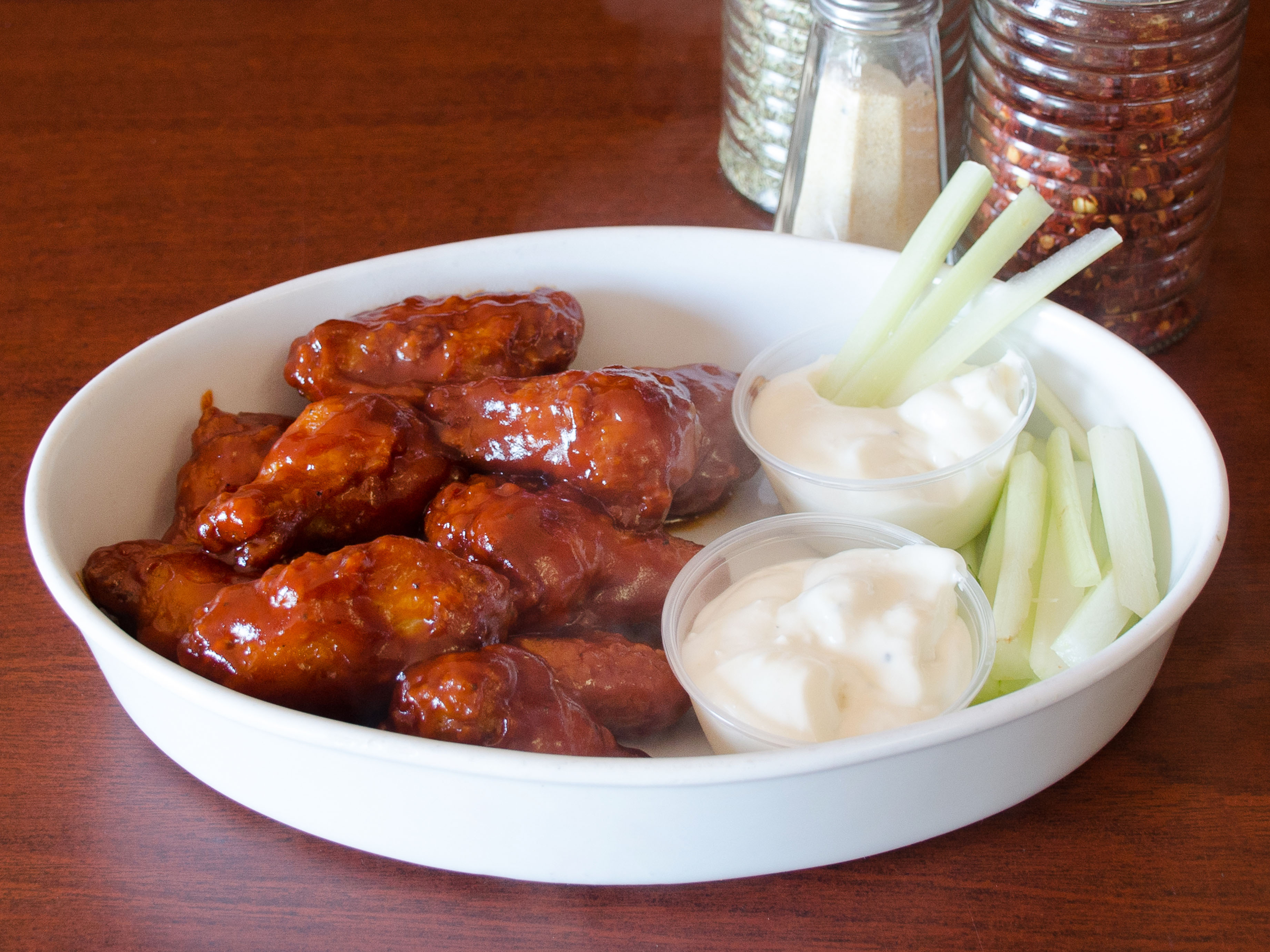 Order Hot Wings food online from Cafe Boccellis store, East Meadow on bringmethat.com