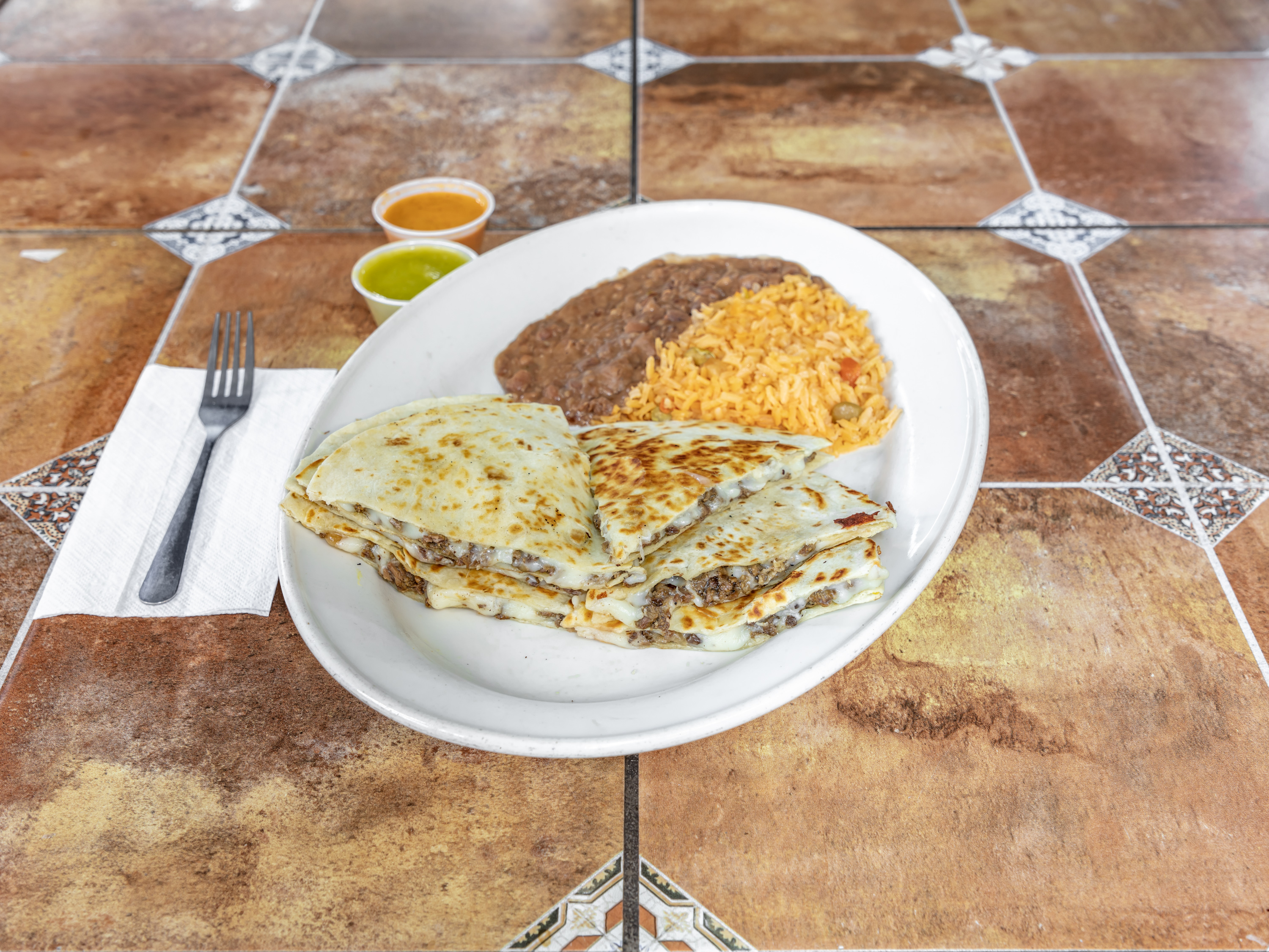 Order Quesadilla food online from Tito Meat Market & Taqueria store, Balch Springs on bringmethat.com