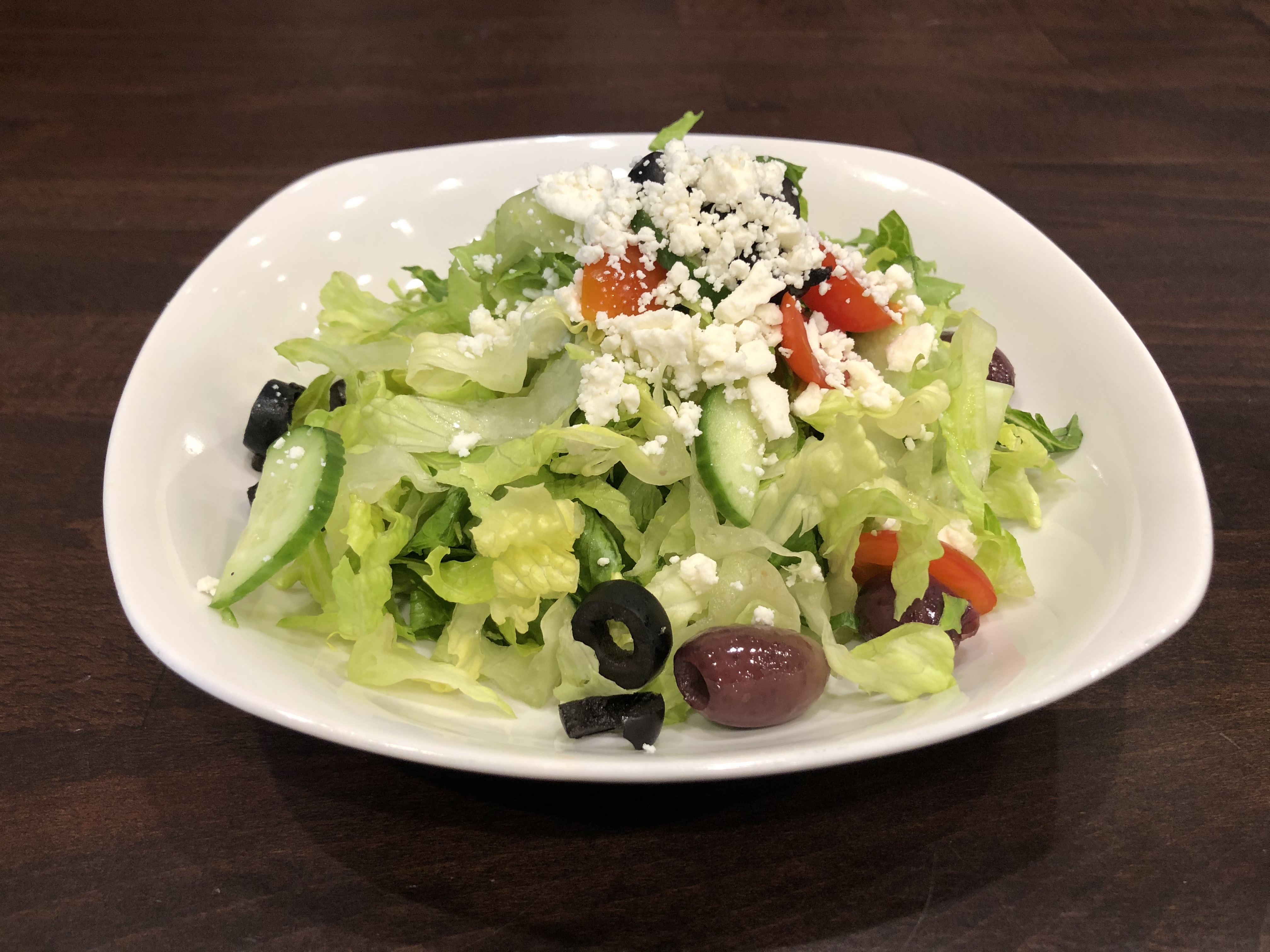 Order Greek Salad  food online from Pasta Italiano store, Los Angeles on bringmethat.com