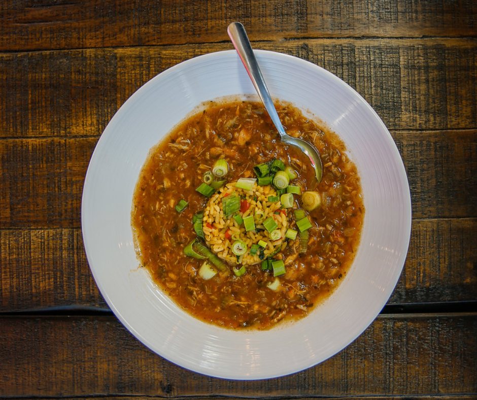 Order Gumbo Regular food online from Wharf Casual Seafood Dothan store, Dothan on bringmethat.com