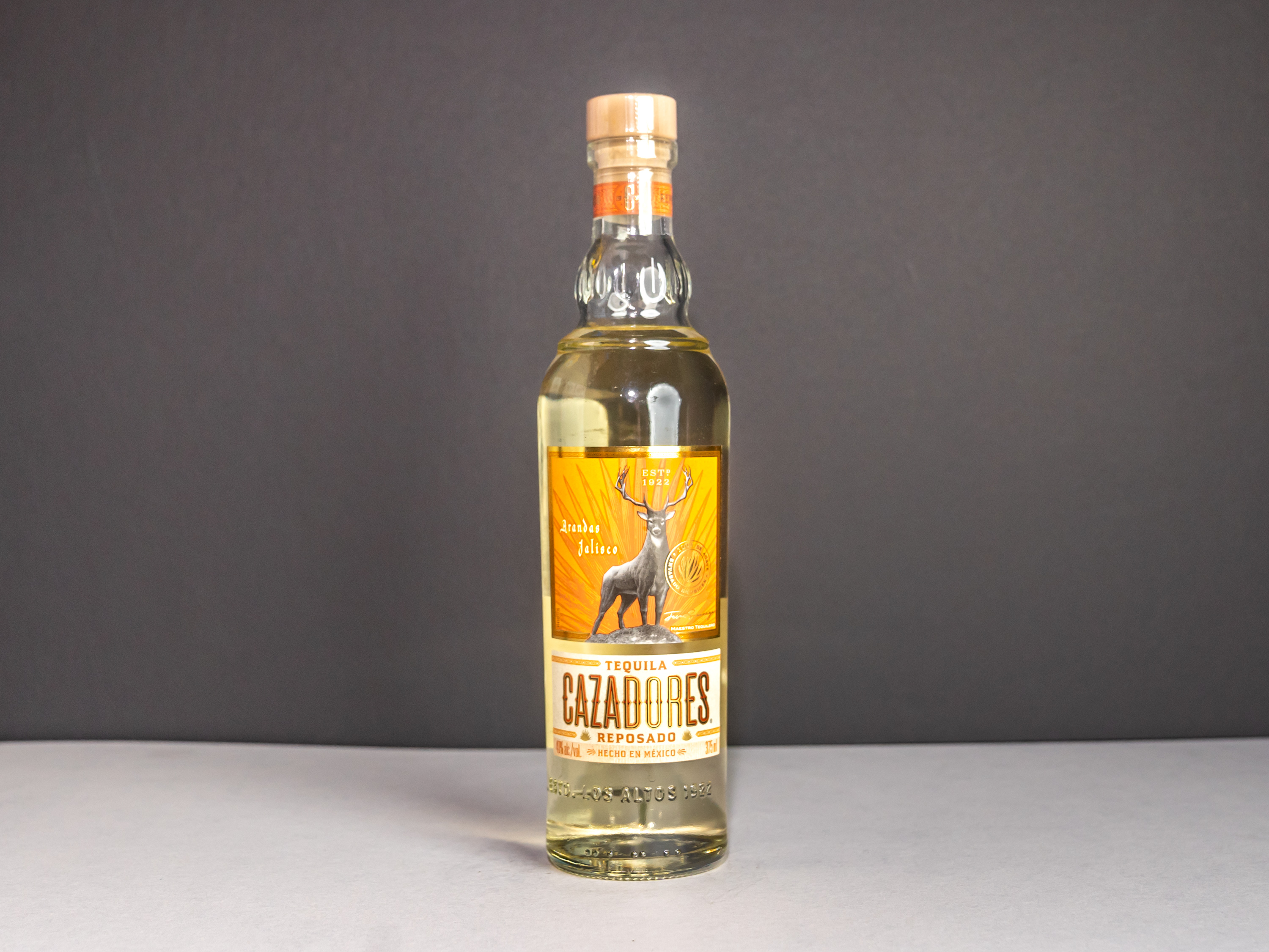 Order Cazadores 80 Proof Reposado, 375 ml Tequila food online from State Market store, San Francisco on bringmethat.com