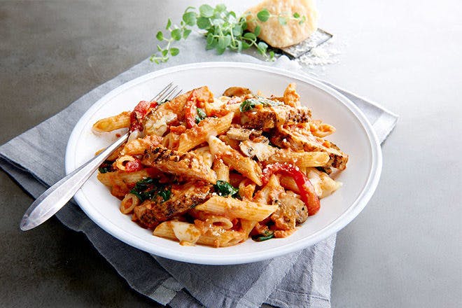 Order Penne Rustica - Pasta food online from Top Tomato Bar & Pizza store, Philadelphia on bringmethat.com