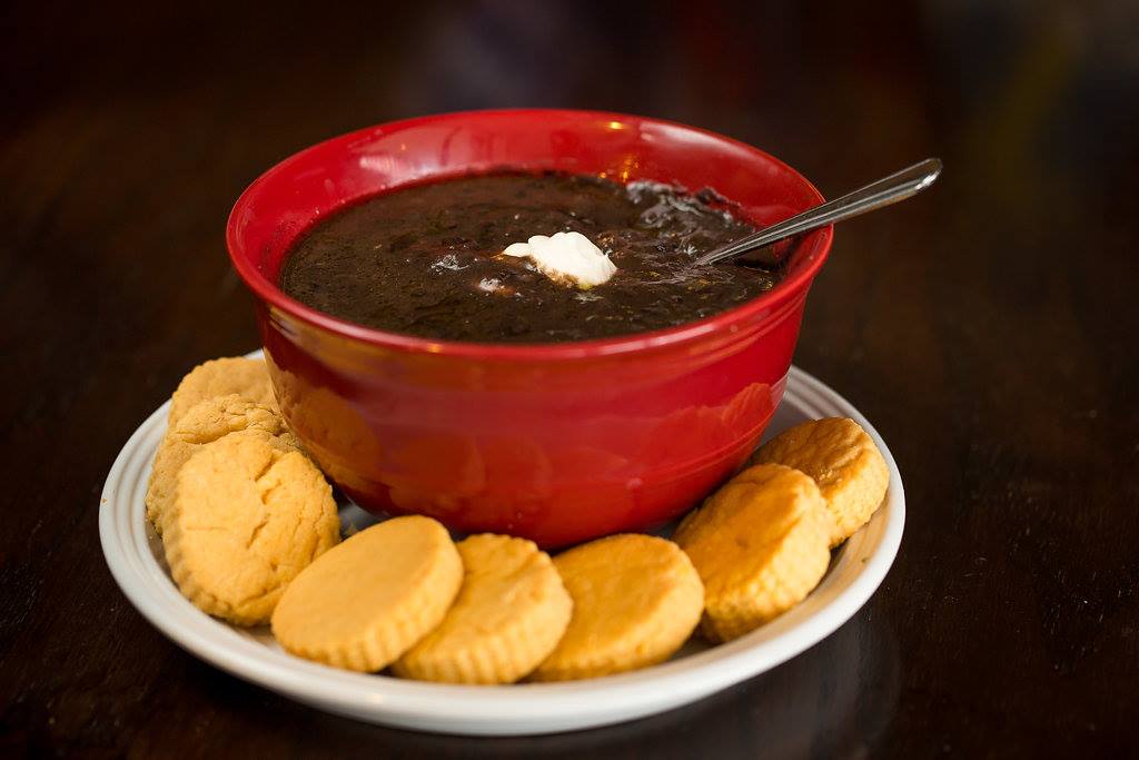 Order Cuban Black Bean Soup food online from Customs Cafe store, Hoover on bringmethat.com