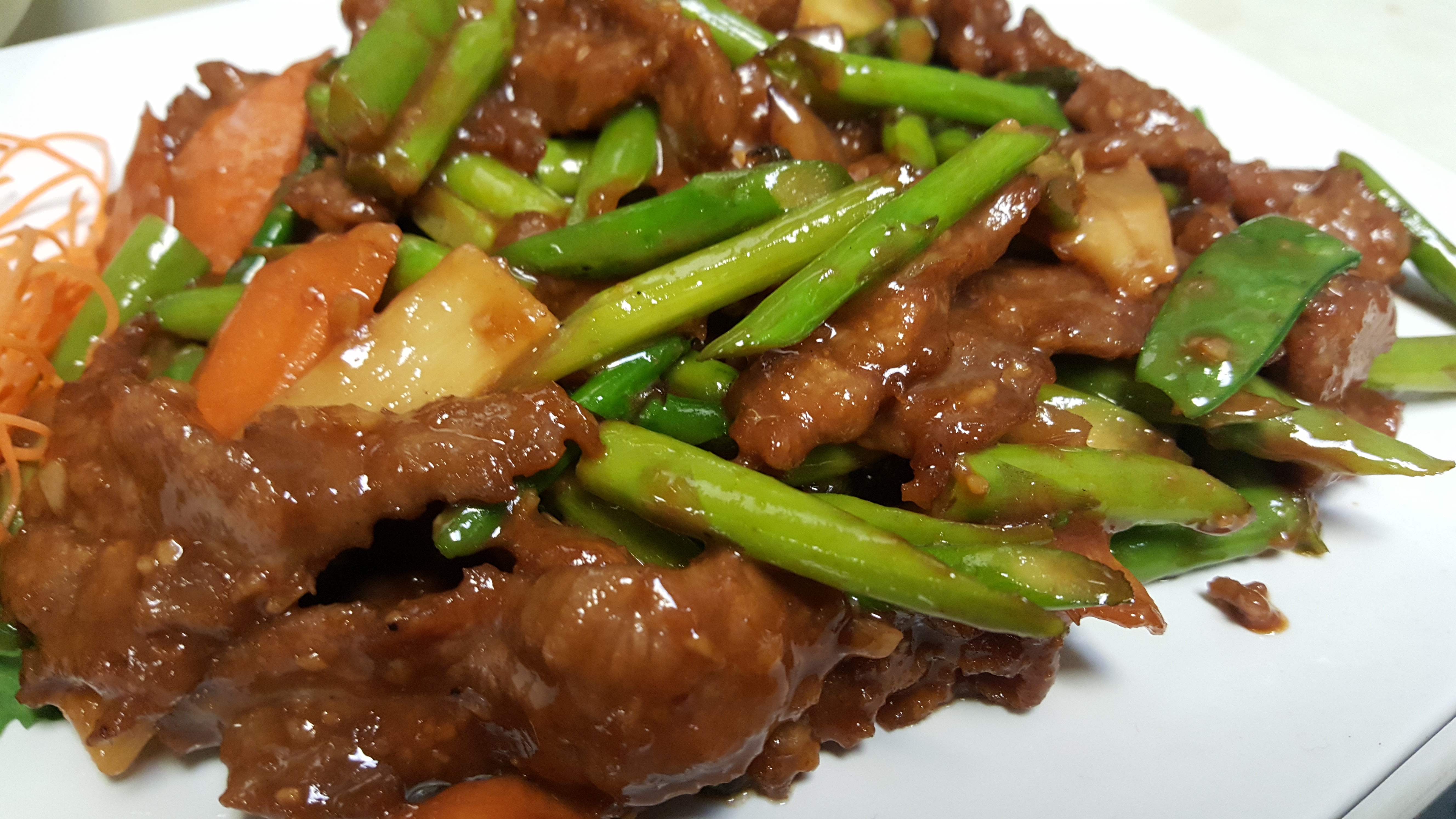 Order Steak Asparagus food online from Wu House store, Mokena on bringmethat.com