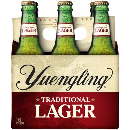 Order Yuengling Traditional Lager- 6 Pack food online from Red Roof Market store, Lafollette on bringmethat.com