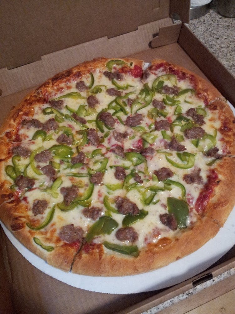 Order Two Toppings Pizza - Small 10" (8 Slices) food online from Farmington Avenue Pizza House store, West Hartford on bringmethat.com
