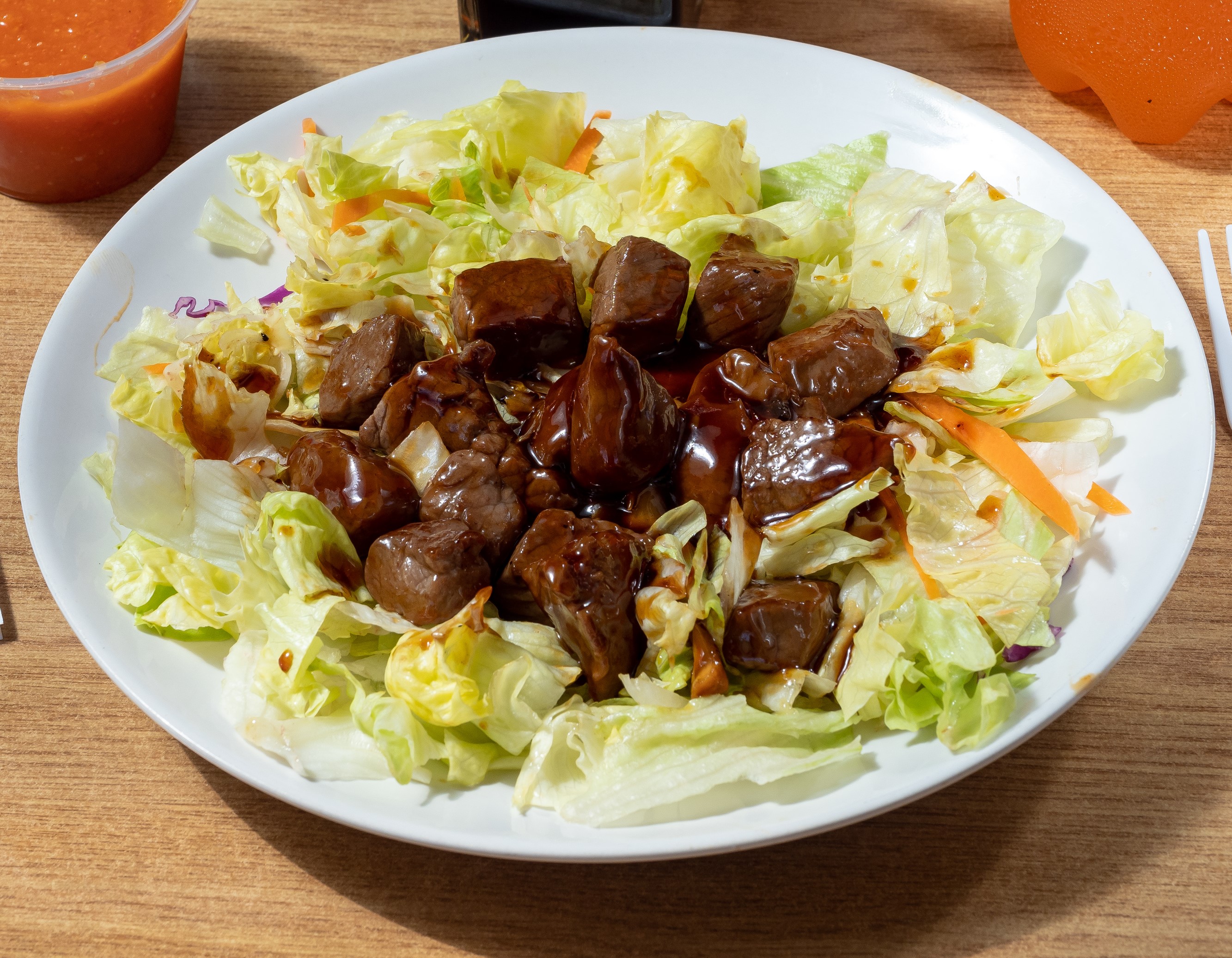 Order Steak Salad food online from Tokyo Grill Express store, Greer on bringmethat.com